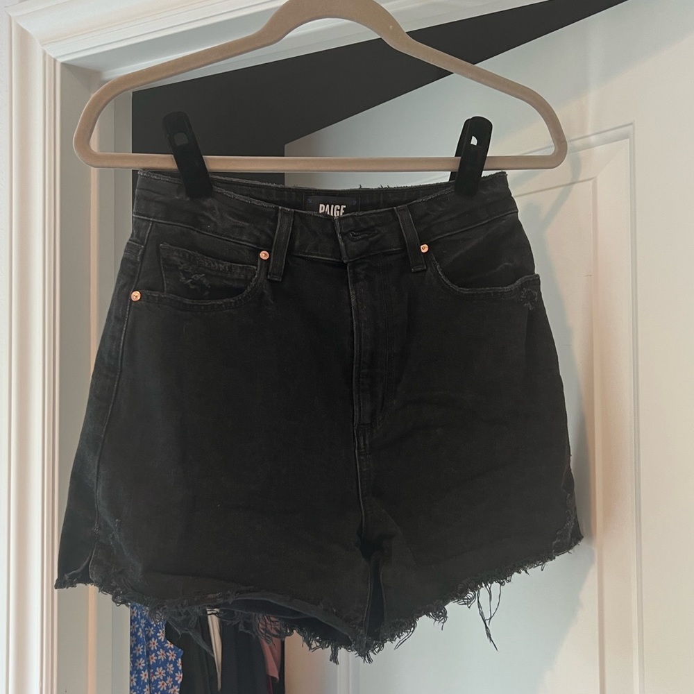 Paige Dani Short | Black Denim | Size 26